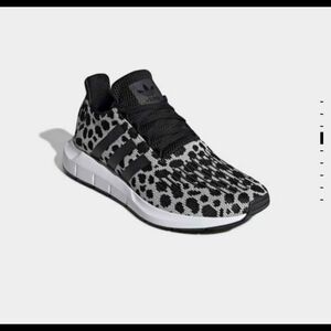 Adidas Monochrome Patterned Sneakers